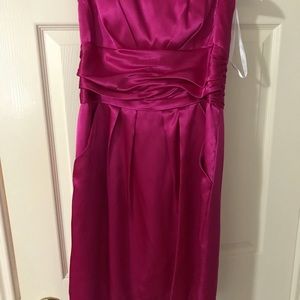 Pink dress with pockets